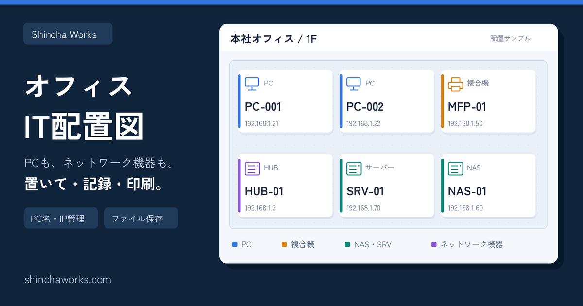 オフィスIT配置図ツールの紹介画像
